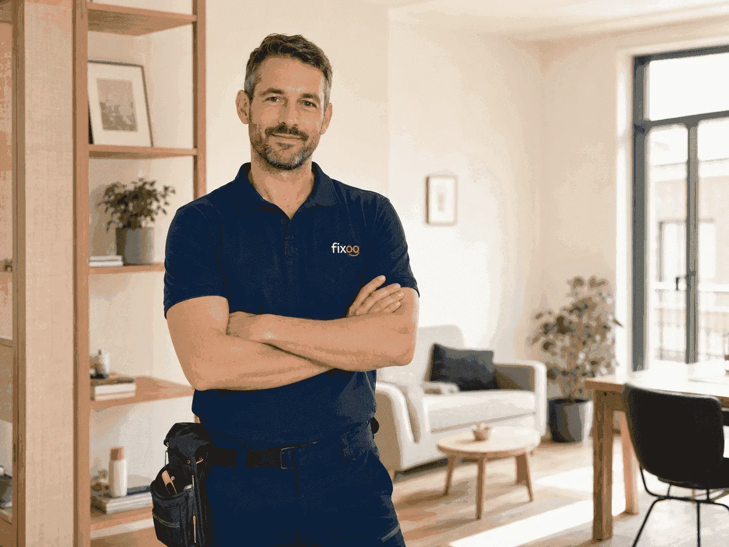 Professionnel Fixoo en intervention chez un client